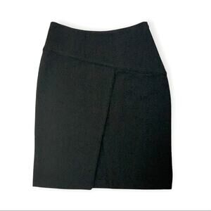 Paula Hian Signature Black Ponte Knit Skirt 10